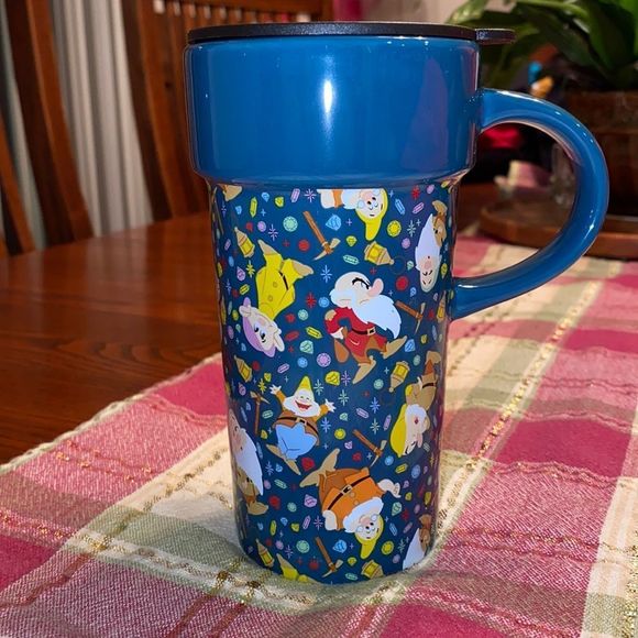 Disney Kitchen 28 Disney Travel Mug 7 Dwarfs 12oz Poshmark